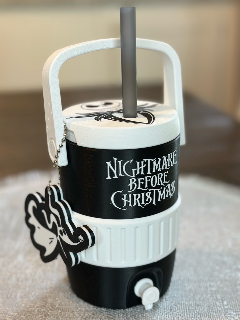Nightmare Before Christmas Jack Skellington and Zero Can Cooler